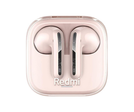 XIAOMI Redmi Buds 6 Active brezžične slušalke, Bluetooth 5.4, TWS, Noise Cancelling, polnilna enota, USB Type-C, do 30 ur, roza (Pink)