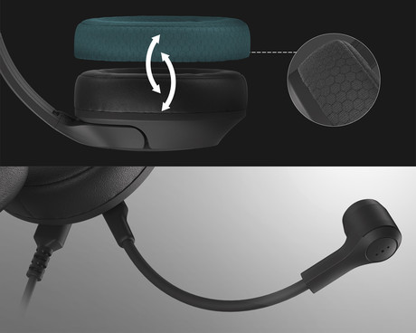 GENESIS RADON 800 gaming naglavne slušalke, 2v1, 7.1 STEREO zvok, snemljiv mikrofon, ultra lahke, LED osvetlitev, dodatne ušesne blazinice, + torbica, črne