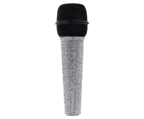 TREVI EM 30 STAR žični mikrofon, XLR, JACK 6.3mm, 5m kabel, diamanti, kovinski