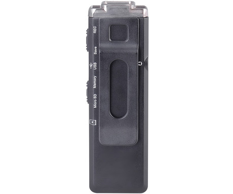 TREVI DR 437 SA2 mini diktafon, MP3 / WMA format, 8GB spomin, zvočnik, AUX-in, VOR (Voice Activated Recording) funkcija, USB Type-C, črn