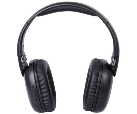 TREVI FRS 1490 RW brezžične TV naglavne slušalke, Hi-Fi priključek, 2.4GHz WIFI sprejemnik, domet 20m, polnilna baterija, polnilna postaja, samodejni izklop, 3.5mm minijack, črne