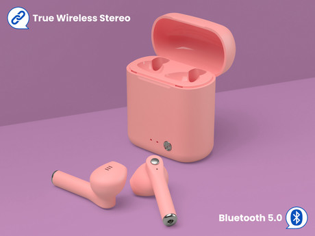 EOL - LEDWOOD APOLLO R brezžične slušalke , TWS, BT5.0, Voice, roza