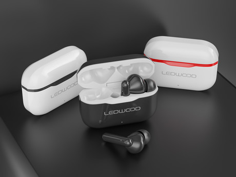 EOL - LEDWOOD CAPELLA brezžične slušalke, TWS, BT5.0, Voice, Touch, Super BASS, bele