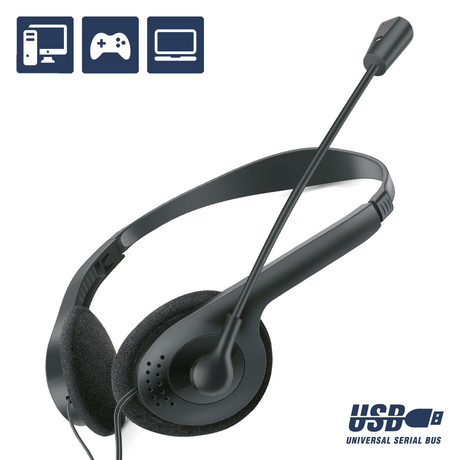 PLATINET/Fiesta FIS1020 chat stereo slušalke, mikrofon, USB kabel