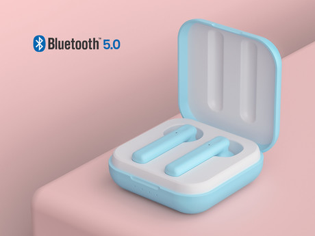 EOL - LEDWOOD HUBBLE brezžične slušalke, TWS, BT5.0, Voice, Touch, modre