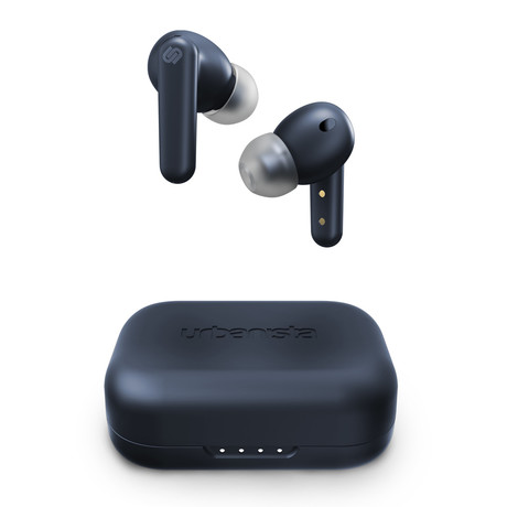 URBANISTA LONDON brezžične slušalke s polnilno postajo, Bluetooth, TWS, ANC, Dark Sapphire (modre)