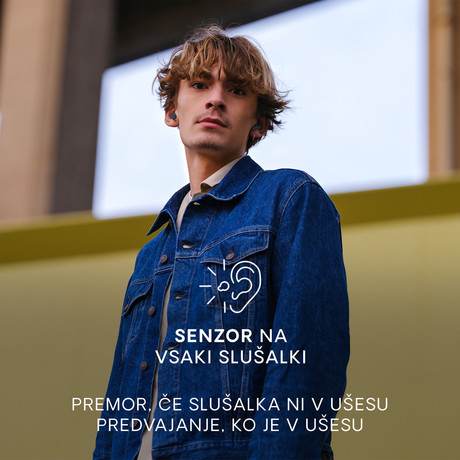 URBANISTA LONDON brezžične slušalke s polnilno postajo, Bluetooth, TWS, ANC, Dark Sapphire (modre)