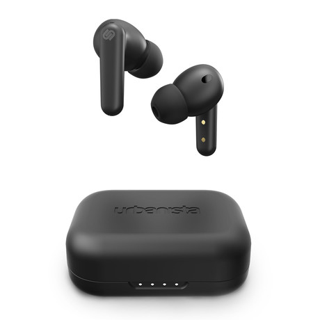 URBANISTA LONDON brezžične slušalke s polnilno postajo, Bluetooth, TWS, ANC, Midnight Black (črne)