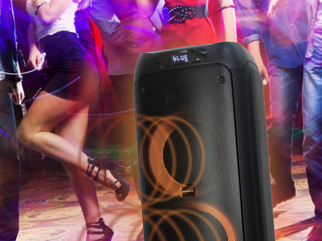 MANTA SPK5300, Karaoke, vgrajena baterija, Bluetoth/USB/MP3/RADIO FM, Disco LED lučke, TWS, 7.000W P.M.P.O