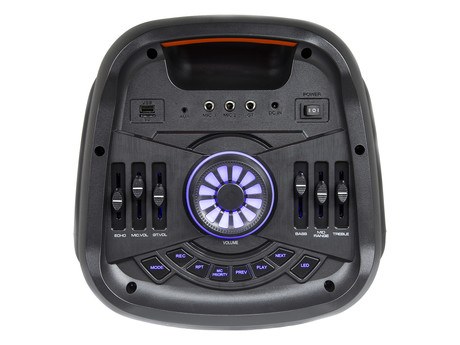 MANTA SPK5310 PRO, Karaoke, vgrajena baterija, Bluetoth/USB/MP3/RADIO FM, Disco LED lučke, TWS, 10.000W P.M.P.O.
