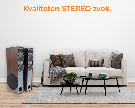 EOL - MANTA SPK720 Bluetooth 5.0 zvočni sistem, 2x zvočnik, 1000W P.M.P.O. (100W pravi RMS), BT/FM Radio/USB/MIC/HMDI/AUX/Optical, daljinec