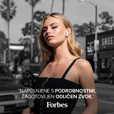 EOL - URBANISTA STOCKHOLM PLUS brezžične slušalke s polnilno postajo, Bluetooth, TWS, Fluffy Cloud (bele)