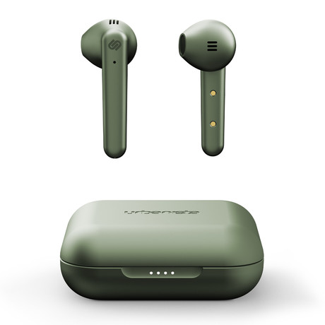 URBANISTA STOCKHOLM PLUS brezžične slušalke s polnilno postajo, Bluetooth, TWS, Olive Green (olivno zelene)