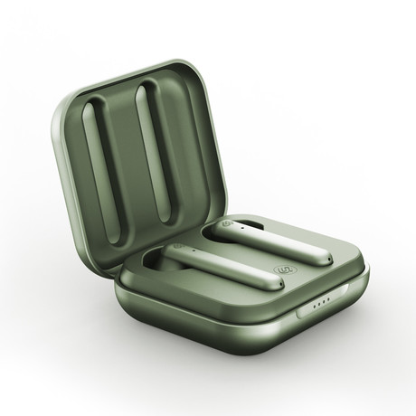 URBANISTA STOCKHOLM PLUS brezžične slušalke s polnilno postajo, Bluetooth, TWS, Olive Green (olivno zelene)
