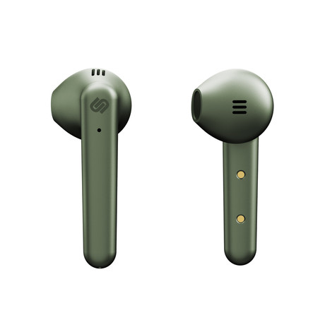 URBANISTA STOCKHOLM PLUS brezžične slušalke s polnilno postajo, Bluetooth, TWS, Olive Green (olivno zelene)
