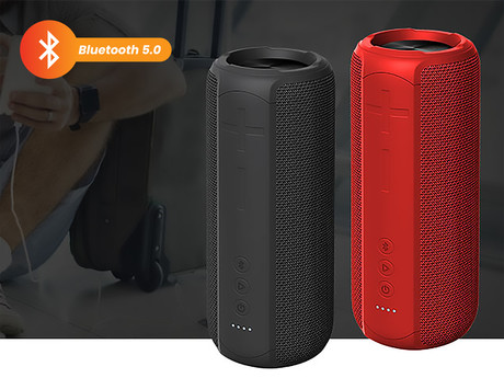 EOL - Forever Bluetooth zvočnik TOOB 20, BS-900, BT5.0 / MicroSD / AUX-in, 20W, Type-C, TWS, IPX7, črn