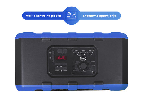 TREVI XF 1300 BEACH  karaoke, Bluetooth, vodoporen IPX4, 80W RMS, vgrajena baterija, DISCO lučke