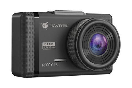 NAVITEL R500 GPS avto kamera, Full HD, Night Vision, G-senzor, GPS, aplikacija, darilni bon, črna