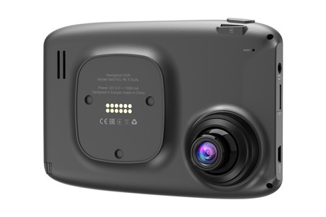 NAVITEL RE 5 DUAL avto kamera in navigacija, 2v1, Full HD, Night Vision, GPS, G-senzor, 5" zaslon, 140° snemalni kot, darilni bon, siva