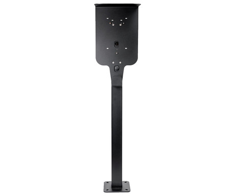 PLATINET PEVSTAND UNIVERSAL stojalo / steber za EV polnilno postajo, za vse vrste Wallbox EV polnilnic, adapter, zaščitna streha, držalo za kabel, galvanizirano jeklo, 130x20x20cm, črno