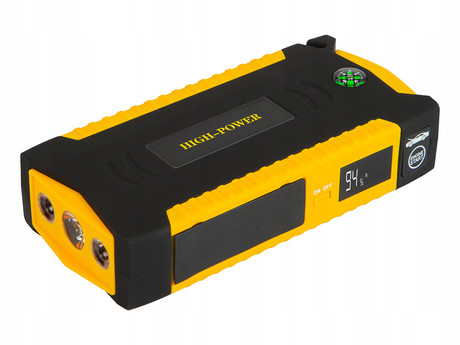 BLOW JS-19 zagonska baterija / jump starter, 16800mAh, powerbank, zaščita, varnostni dodatki, LED, 4x USB, kovček