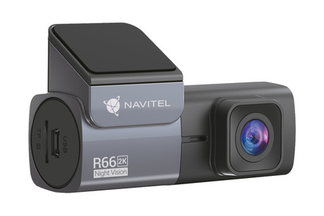 Avto kamera NAVITEL R66 2K, Super HD, Night Vision, 360° vrtljiva, 123° snemalni kot, G-senzor, aplikacija