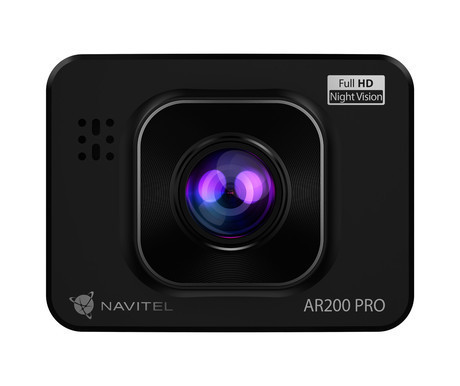 NAVITEL AR200 PRO avto kamera, 2", Full HD, 140° snemalni kot, G-senzor, Night Vision, Parking Mode, zaznavanje gibanja, aplikacija, darilni bon, črna