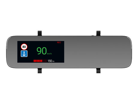NAVITEL MR450 GPS ogledalo / avto kamera, 5.5", Full HD, 160° snemalni kot, G-senzor, GPS, WiFi, Parking Mode, zaznavanje gibanja, aplikacija, darilni bon, +vzvratna kamera