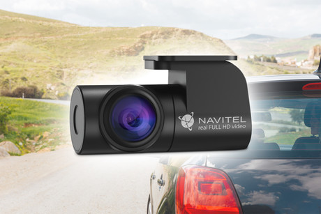 NAVITEL FULL HD CAM vzvratna avto kamera, povezovanje z avto kamerami Navitel, Full HD ločljivost, 350° vrtenje, 136° kot snemanja, micro USB vhod, 650 cm kabel, črna