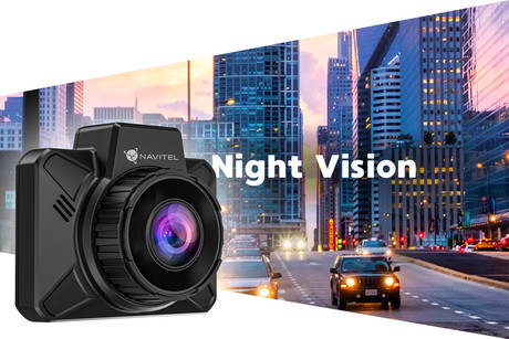 NAVITEL AR202 NV avto kamera, 2", Full HD, 140° snemalni kot, G-senzor, Night Vision, Parking Mode, zaznavanje gibanja, aplikacija, darilni bon, črna