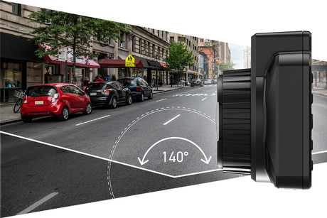 NAVITEL AR202 NV avto kamera, 2", Full HD, 140° snemalni kot, G-senzor, Night Vision, Parking Mode, zaznavanje gibanja, aplikacija, darilni bon, črna