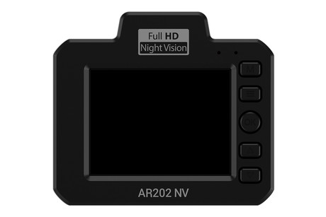 NAVITEL AR202 NV avto kamera, 2", Full HD, 140° snemalni kot, G-senzor, Night Vision, Parking Mode, zaznavanje gibanja, aplikacija, darilni bon, črna