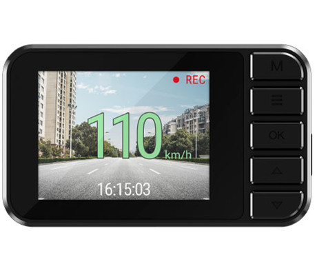 NAVITEL RS385 GPS avto kamera, 2", 2K Super HD, 140° snemalni kot, G-senzor, GPS, parking način, aplikacija, darilni bon, črna