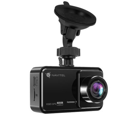 NAVITEL RS385 GPS avto kamera, 2", 2K Super HD, 140° snemalni kot, G-senzor, GPS, parking način, aplikacija, darilni bon, črna