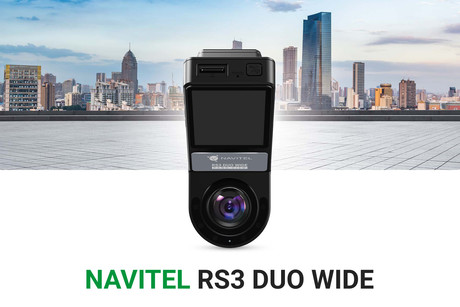 NAVITEL RS3 DUO WIDE avto kamera, 2x kamera, 2K Super HD, 2" zaslon, G-senzor, 240° snemalni kot, aplikacija, darilni bon, črna