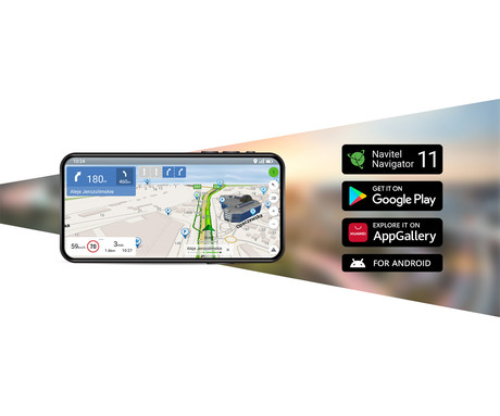 NAVITEL R37 GPS avto kamera, Full HD 1080p, 140° snemalni kot, G-senzor, GPS, WiFi, aplikacija, darilni bon