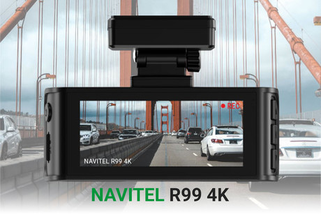 NAVITEL R99 4K avto kamera, 4K Ultra HD, 140° snemalni kot, SONY senzor, 3.18“ IPS zaslon, G-senzor, superkondenzator, aplikacija, črna