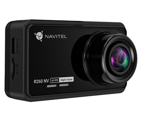 NAVITEL R260 NV avto kamera, Full HD 1080p, Night Vision, 140° snemalni kot, G-senzor, USB Type-C, aplikacija, darilni bon