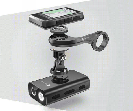 NAVITEL FLOW DL800 kolesarska kamera z lučjo, 2", 4K Ultra HD, 140° snemalni kot, HDR, Super EIS stabilizacija, G-senzor, GPS, WiFi, SONY STARVIS, 7000mAh baterija, mikrofon, aplikacija, črna