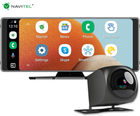 NAVITEL DS1020 avto pametni zaslon, ALL-IN-ONE, 10.26" zaslon, Android Auto / Apple CarPlay / AirPlay / Miracast, FM Radio, G-senzor, WiFi, BT, aplikacija, darilni bon, +vzvratna kamera