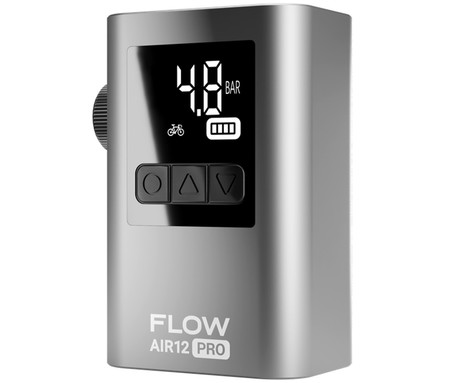 NAVITEL AIR12 PRO brezžična zračna tlačilka, 120PSI/8bar, 12L/min, 1000mAh polnilna baterija, hitro polnjenje, LED zaslon, 4 nastavki, USB Type-C, +torba, črno-siva