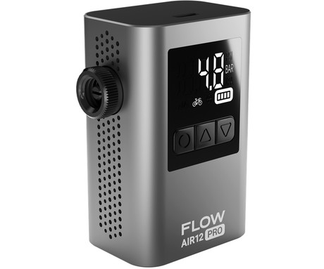 NAVITEL AIR12 PRO brezžična zračna tlačilka, 120PSI/8bar, 12L/min, 1000mAh polnilna baterija, hitro polnjenje, LED zaslon, 4 nastavki, USB Type-C, +torba, črno-siva