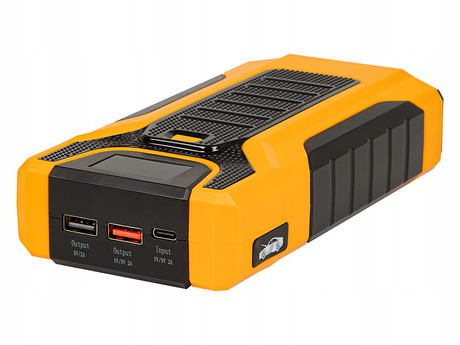 BLOW JS-30 zagonska baterija / jump starter, 30000mAh, powerbank, zaščita, varnostni dodatki, LED, 2x USB, torbica