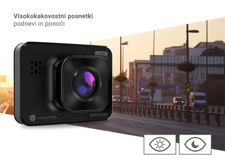 EOL - Avto kamera NAVITEL MSR550 NV, Full HD, 2'' zaslon, Night Vision, MicroSD, G-SENZOR