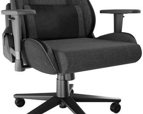 GENESIS NITRO 550 G2 gaming / pisarniški stol, ergonomski, nastavljiva višina / naklon, zibanje, 2x blazina, kolesa CareGLide™, siv