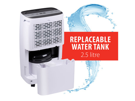 ALPINA razvlažilec zraka, 220W, 10L/24ur, do 100m3, časovnik, higrometer, tiho delovanje, priložena odtočna cev