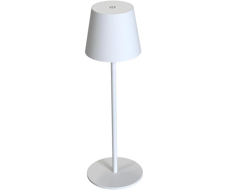 PLATINET PTL44W brezžična namizna LED svetilka, do 400 lumnov, nastavljiva svetlost, nastavljiva barvna temperatura, 4000mAh polnilna baterija, IP44 odpornost, USB Type-C, 37x12cm, kovina, bela