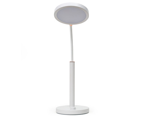 PLATINET PDL806 namizna LED svetilka, upogljiva, 450 lumnov, nastavljiva barvna temperatura, 10W, USB Type-C, 100cm kabel, IP20, bela