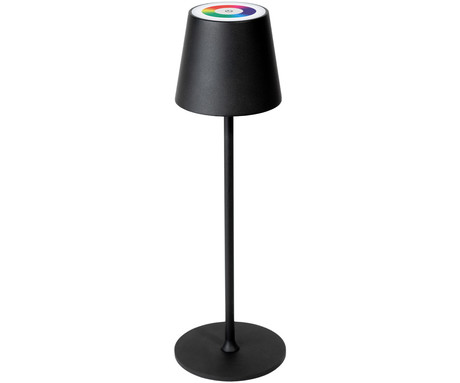 PLATINET PTL44RGB brezžična namizna LED svetilka, do 400 lumnov, nastavljiva svetlost, nastavljiva barvna temperatura, 4000mAh polnilna baterija, IP44 odpornost, USB Type-C, 37x12cm, kovina, črna