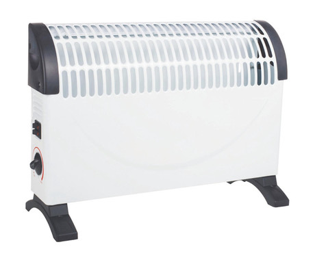 ALPINA električni konvektorski grelnik / radiator, moč 1500W, termostat, zaščita pred pregrevanjem, 50x33x18cm, bel